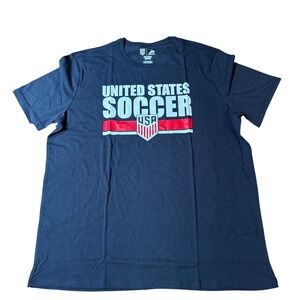 Icon Sports US Soccer T Shirt Mens Navy Blue Graphic Tee NWT SIZE XL